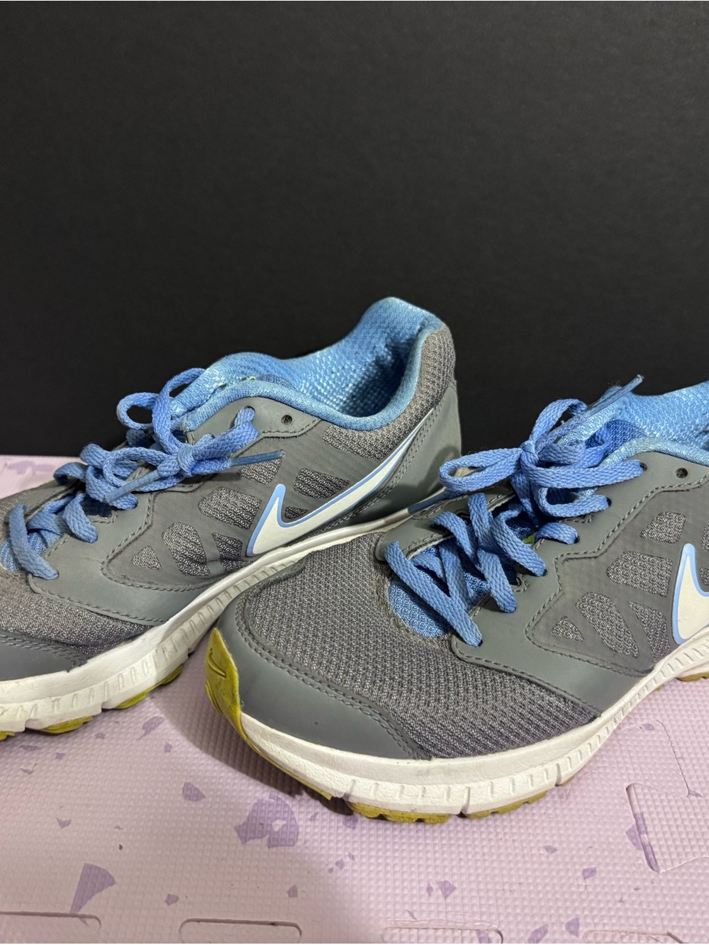 Nike Light Blue Slip-On Athletic Shoe